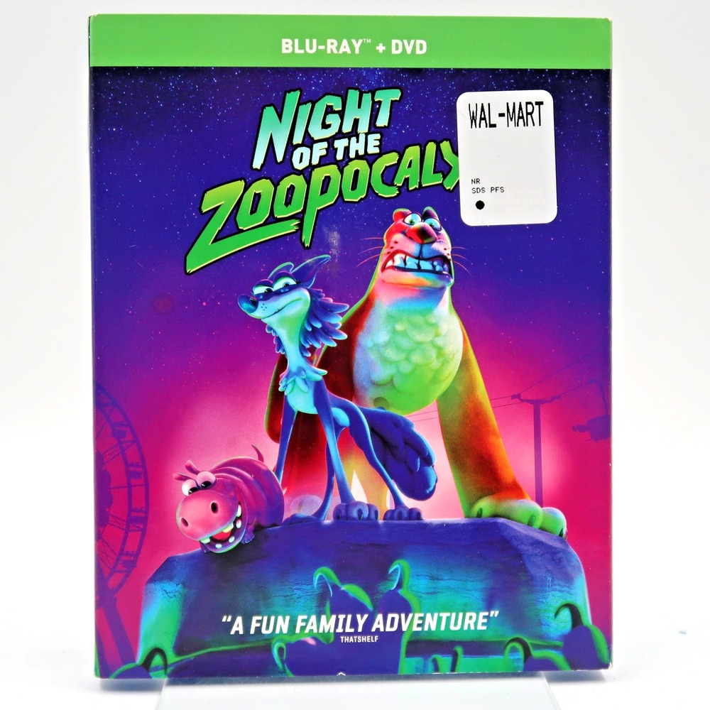 Night of the Zoopocalypse Blu-ray DVD 2025 Elevation Pictures PG Animated Movie